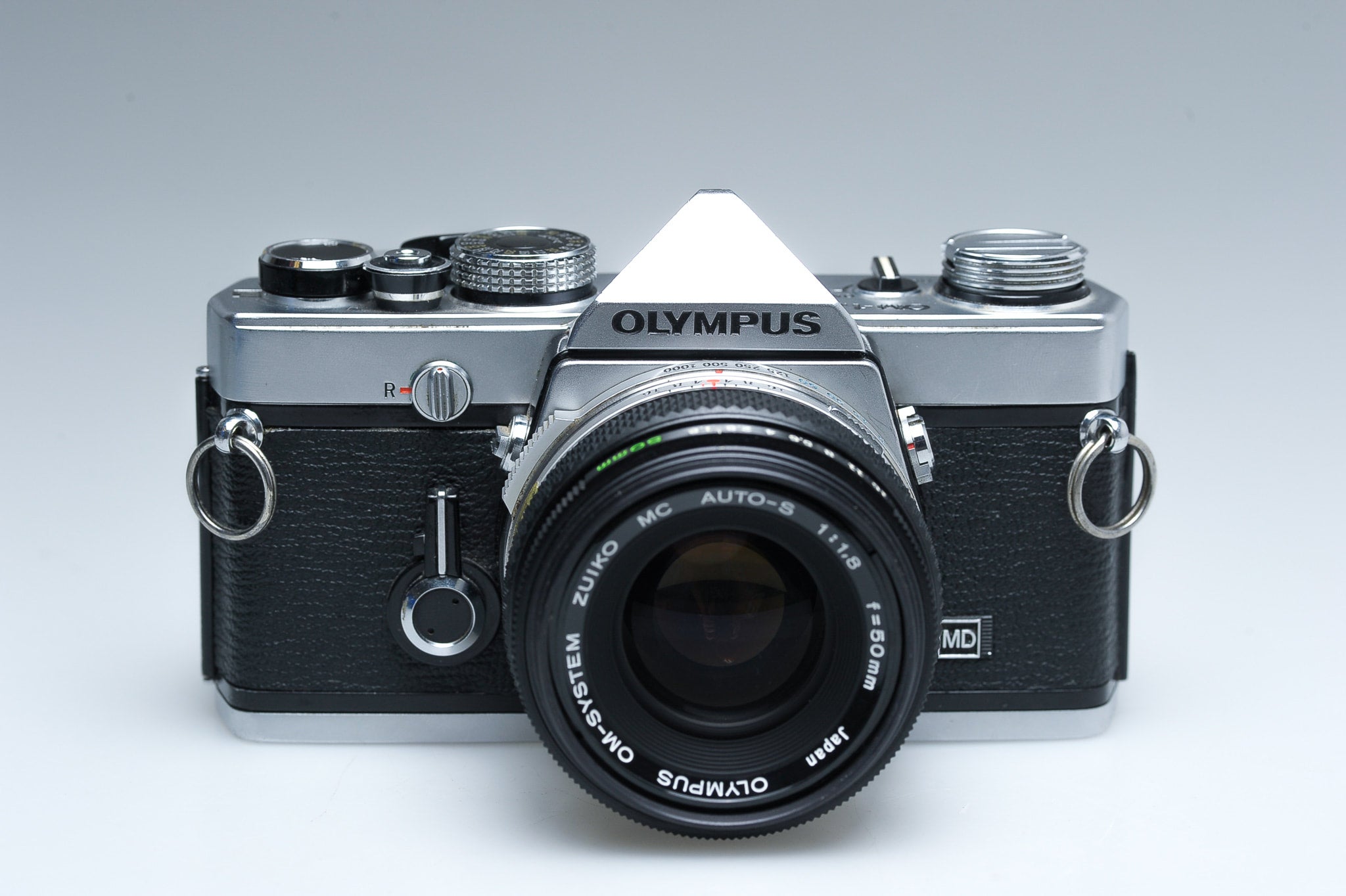 Olympus OM-1 SLR Silver with 50mm f/1.8 Lens | Pro Camera ...